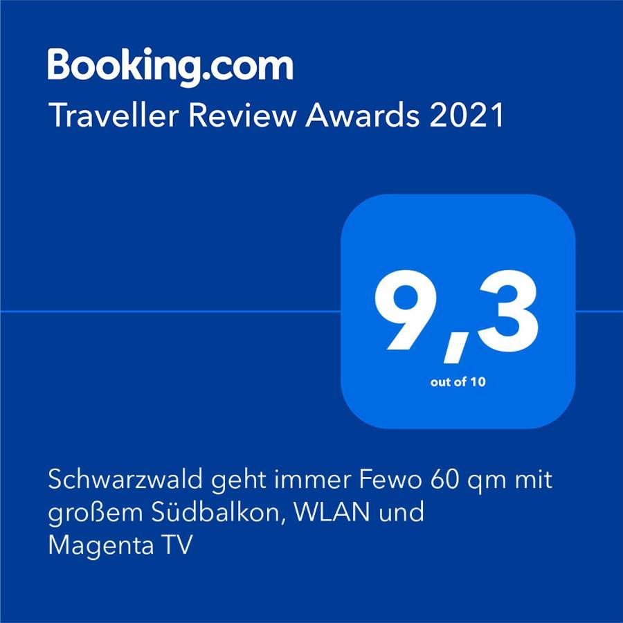 Schwarzwald geht immer Fewo 60 qm mit großem Südbalkon, WLAN und Magenta TV Schönwalde Exterior foto